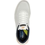 Skechers - Corliss - Instappers - Wit - Vegan Gehaakt Materiaal, Air-Cooled Memoryfoam Voetbed