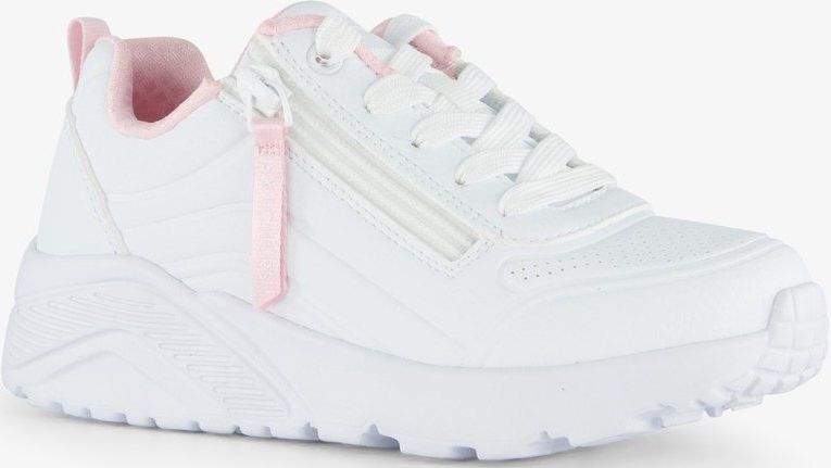 Skechers Street Girls - Witte Synthetische Gymschoenen