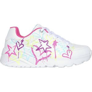 Skechers Street Girls - Wit Synthetisch - Neon Multi Trim