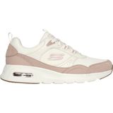 Skechers Skechers Air Court Cool Avenue Damessneakers, Natuurlijk grijs leer, natuurlijk net, roze tri, 35 EU