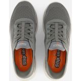 Skechers Go Walk 7 - Free Hand 2 Heren Instappers - Grijs/Oranje - Maat 41