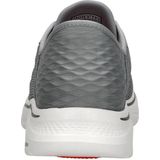 Skechers - Go Walk 7 - Instappers - Grijs/Oranje - Maat 41