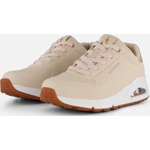 Skechers Sneaker "UNO GOLDEN AIR", Freizeitschuh, Halbschuh, Schnürschuh mit Metallic-Einsatz