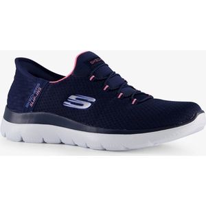 Skechers Slip-ins: Summits dames sneakers blauw - Extra comfort - Memory Foam