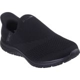 Skechers Slip-ins: Virtue - Sleek 104425-BKW Vrouwen Zwart Sneakers Sportschoenen
