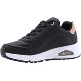 Skechers Meisjes Uno Gen1 Sneaker, Zwart, 10 UK Child
