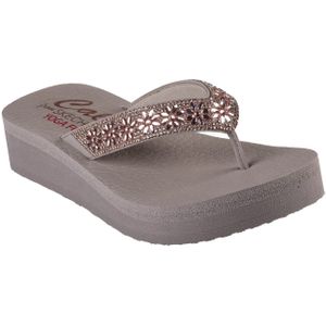 Skechers - Vinyasa - Teenslippers - Taupe - Met Yoga Foam