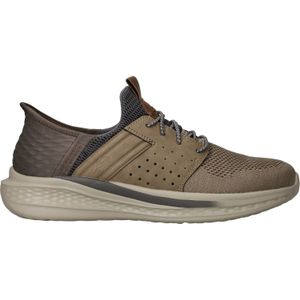 Skechers Slade - Ocon Heren Instappers - Taupe - Maat 41