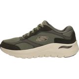 Skechers Arch Fit 2.0 the Keep Sneakers voor heren, Olijf, 46 EU
