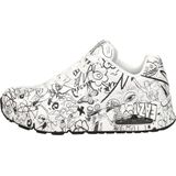 Skechers Uno Process Sketch Sneakers Laag Wit
