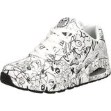 Skechers Uno Process Sketch Sneakers Laag Wit