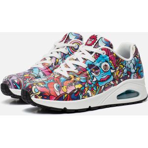 Skechers Uno-Color Doodle Sneakers Laag - Kleur Overige