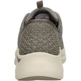 Skechers Go Walk Arch Fit Idyllic Sneaker heren, Taupe Textiel Synthetische Trim, 39.5 EU