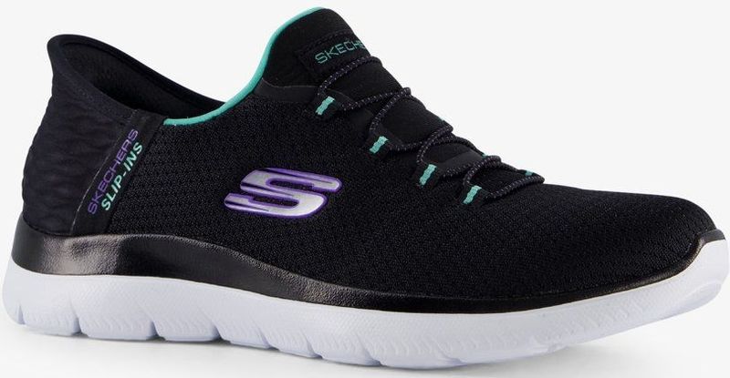 Skechers - Slip-ins Summits Diamond Dream - Sneakers - Zwart Turquoise