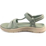 Skechers - Go Walk Flex - Sandalen - Zwart - Materiaal: Synthetisch