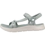 Skechers - Go Walk Flex - Sandalen - Zwart - Materiaal: Synthetisch