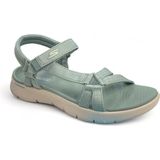 Skechers - Go Walk Flex - Sandalen - Zwart - Materiaal: Synthetisch