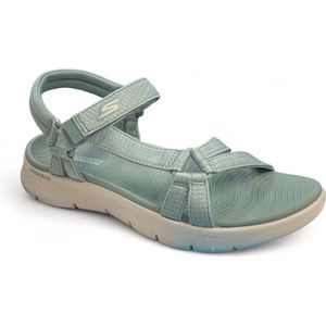 Skechers - Go Walk Flex - Sandalen - Zwart - Materiaal: Synthetisch