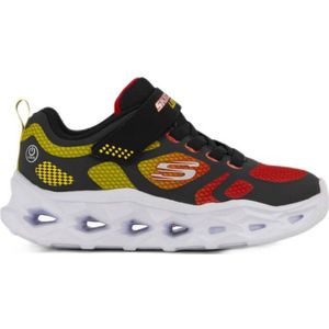 Skechers sneakers met lichtjes zwart/rood