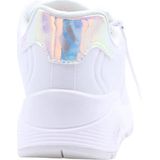 Skechers Uno Gen1 - Zip And Stride Meisjes Sneakers - Wit