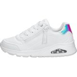 Skechers - Uno Gen1-Zip And Stride - Sneaker - Wit - Kunstleer