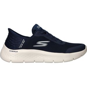 Skechers Go Walk Flex - Grand Entry Dames Instappers - Donkerblauw Wit