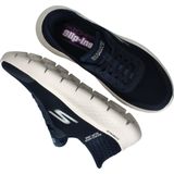 Skechers Go Walk Flex - Grand Entry Dames Instappers - Donkerblauw Wit