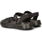 Skechers - Hands Free Slip-Ins Go Walk Flex - Sandalen - Textiel - Klittenbandsluiting