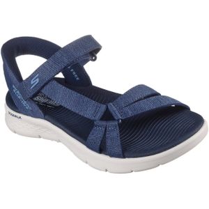 Skechers - GO WALK Flex Sandal - Blauw - Mesh - Klittenband