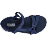 Skechers - GO WALK Flex Sandal - Blauw - Mesh - Klittenband