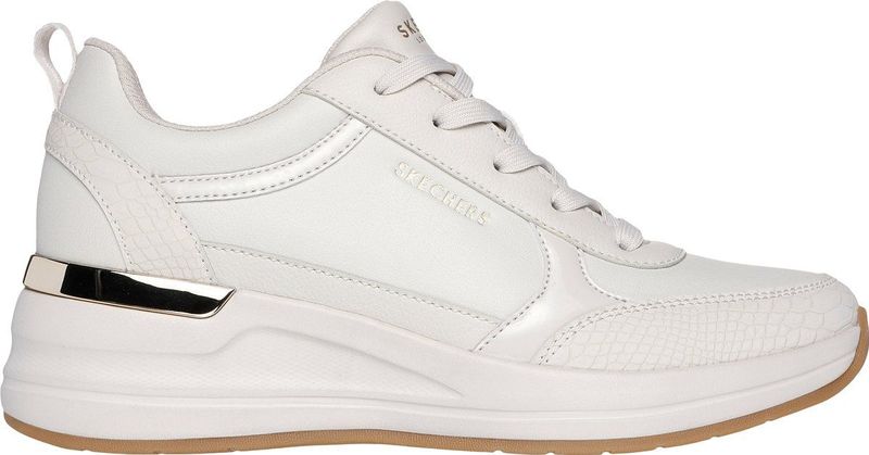 Skechers - Billion 2 Fine Shine - Sneakers - Beige - Ga voor deze Skechers Billion 2 Fine Shine sneaker in een prachtige beige kleur!