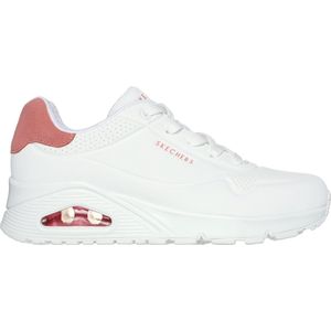 Skechers Uno Pop Back Dames Sneakers Wit