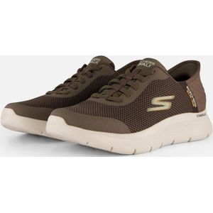 Skechers Go Walk Flex - Hands Up Heren Instappers - Bruin