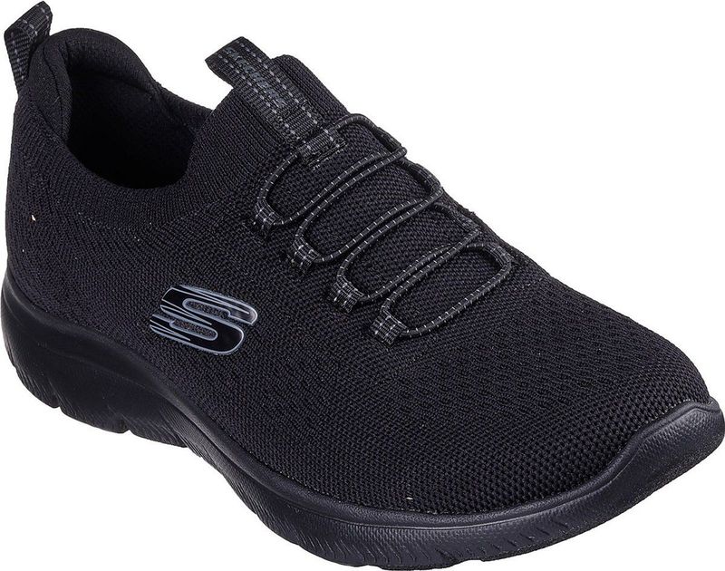 Skechers - Summits - Vrijetijdsschoen - Zwart - Flexibele Tractionloopzool