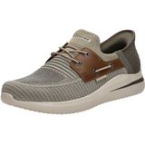 Skechers - Delson 3.0 - Instappers - Taupe - Maat 41