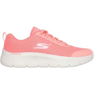 Skechers Dames GO Walk Flex Viva, Hot Pink Textile/Trim, 56 EU, Hot Pink Textile Trim, 56 EU