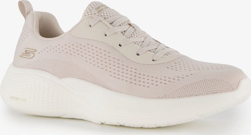 Skechers BOBS Sport Infinity 117550-NAT Vrouwen Beige Sneakers Sportschoenen