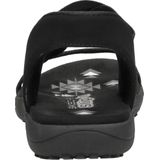 Skechers Slip-Ins Sandalen Plat - zwart