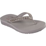 Skechers Cali Meditatie Vlindertuin voor Vrouwen - Taupe Mitobuck met Strass Trim