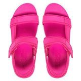 Skechers - Uno Fun Stand - Sandalen - Roze - Synthetisch Durabuck, Klittenband, Hakhoogte 3,8 cm