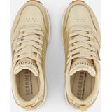 Skechers Uno Metallixs Sneakers goud Synthetisch Dames