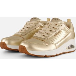 Skechers Uno Metallixs Sneakers goud Synthetisch Dames