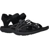 Skechers Reggae Slim - Meadow Grazer Dames Sandalen - Zwart