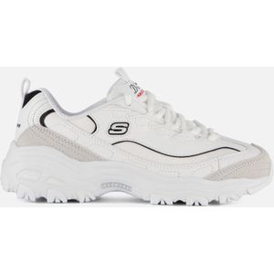 Skechers D'Lites Sneakers wit Suede