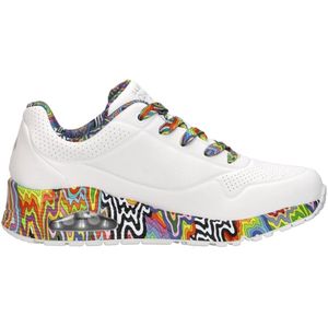 Skechers Jen Stark: Uno Mini Drip Sneakers Laag Wit
