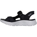 Skechers - Go Walk Flex Sandal - Sportsandaal - Zwart - Synthetisch