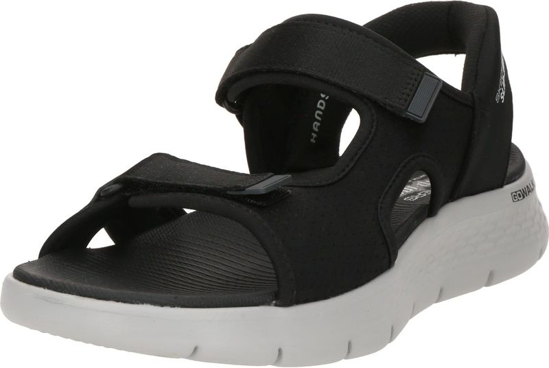 Skechers - Go Walk Flex - Sportsandaal - Zwart - Synthetisch Bovenmateriaal