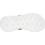 Skechers - GO WALK FLEX SANDAL-EASY ENTRY - Sandalen - Grijs/navy - Textiel/Synthetisch