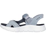 Skechers - GO WALK FLEX SANDAL-EASY ENTRY - Sandalen - Grijs/navy - Textiel/Synthetisch