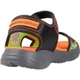Skechers Creature-Splash Jongens Sandalen - Zwart Oranje